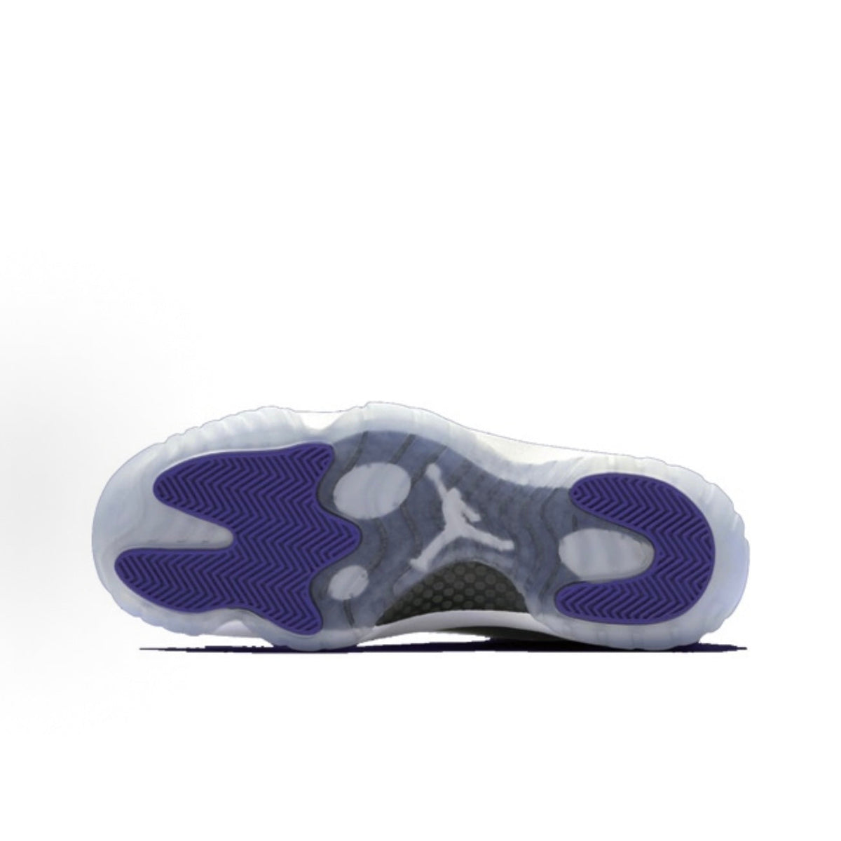 Jordan Air Jordan 11 "Concord" Comfortable, High-Top, Retro Basketball Shoes (Unisex, Black/White)