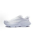 HOKA ONE ONE Bondi 8 Women's Low-Top Casual Running Shoes, Textile and Synthetic Leather, White